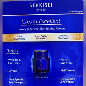 Kose SEKKISEI Cream Excellent Luxury Japanese Illuminating Cream all skin types
